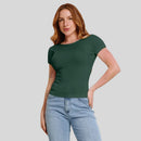 Kit 3 Blusas Femininas Costas Nuas