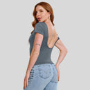 Kit 3 Blusas Femininas Costas Nuas