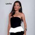 Top Feminino Bicolor Tomara que Caia