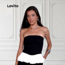Top Feminino Bicolor Tomara que Caia