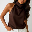 Blusa Feminina Frente Única Gola Alta