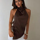 Blusa Feminina Frente Única Gola Alta