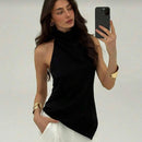 Blusa Feminina Frente Única Gola Alta