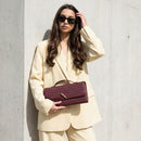 Bolsa Feminina Trançada com Alça Ajustável