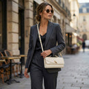 Bolsa Feminina Trançada com Alça Ajustável