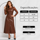 Conjunto Feminino Body Tule e Vestido Longuete