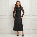 Conjunto Feminino Body Tule e Vestido Longuete