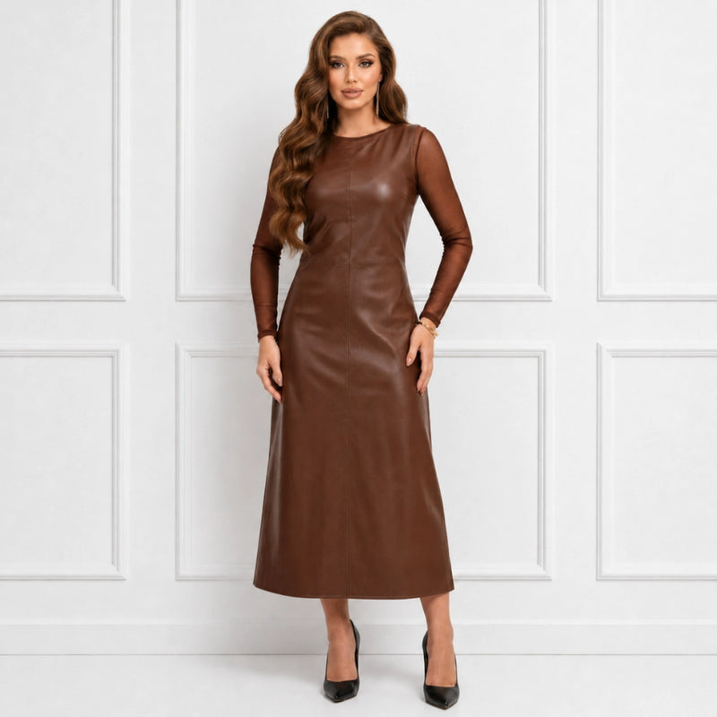 Conjunto Feminino Body Tule e Vestido Longuete
