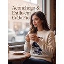 Suéter Feminino de Tricô com Ursinho