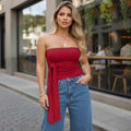 Blusa Feminina Tomara que Caia com Amarração