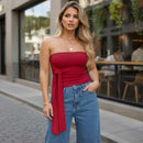 Blusa Feminina Tomara que Caia com Amarração