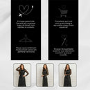 Conjunto Feminino Body Tule e Vestido Longuete