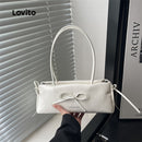 Bolsa de Ombro Feminina com Laço