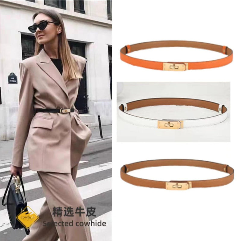 Cinto Feminino em Couro com Fivela