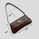 Bolsa Baguete Feminina Café