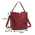 Bolsa Crossbody Feminina em Couro PU