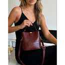 Bolsa Crossbody Feminina em Couro PU
