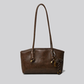 Bolsa de Ombro Feminina Retrô Texturizada